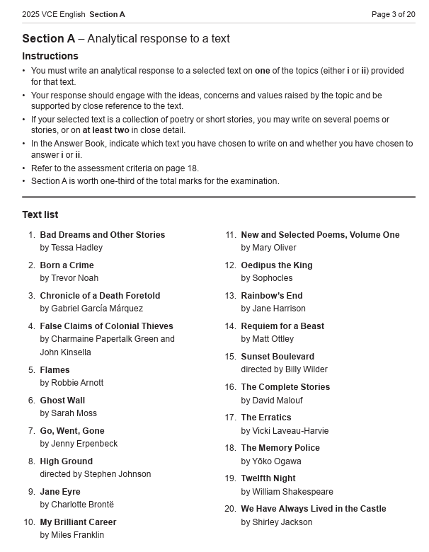 need strong text knowledge, but they also need to respond to the specific question rather than retell prepared ideas.